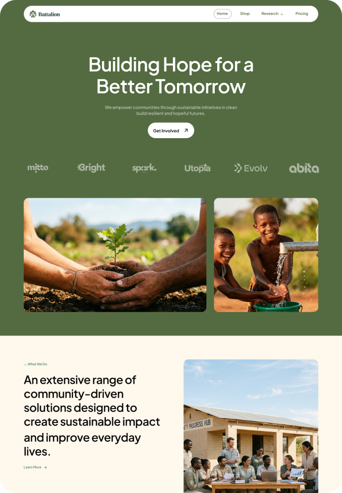 Website preview card